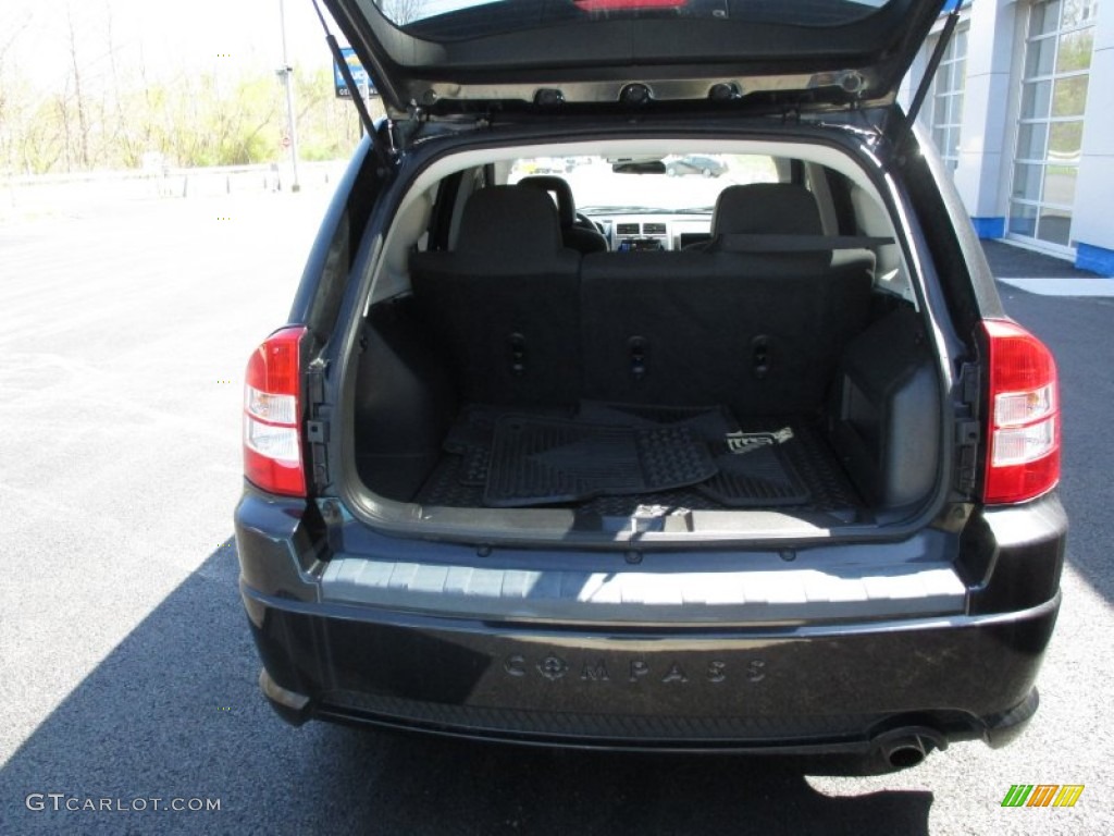 2008 Compass Sport 4x4 - Brilliant Black Crystal Pearl / Dark Slate Gray photo #14