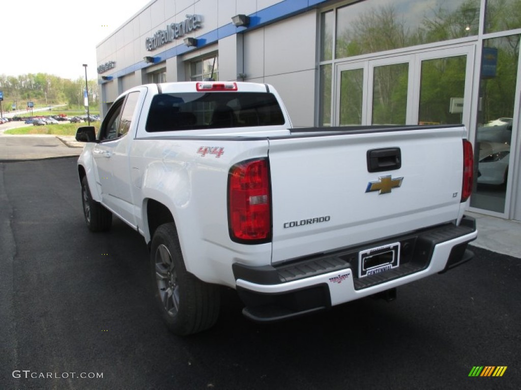 2015 Colorado LT Extended Cab 4WD - Summit White / Jet Black photo #4