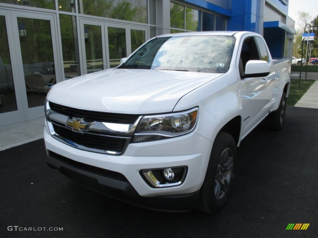 2015 Colorado LT Extended Cab 4WD - Summit White / Jet Black photo #11