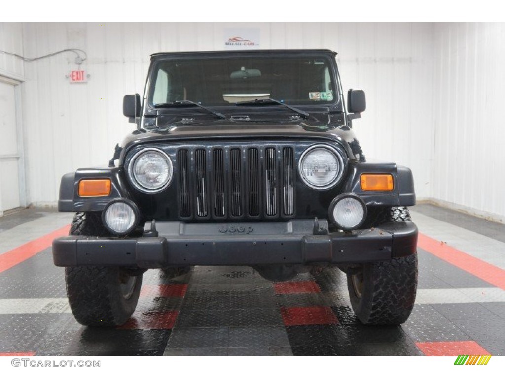 2004 Wrangler Sport 4x4 - Black / Dark Slate Gray photo #4