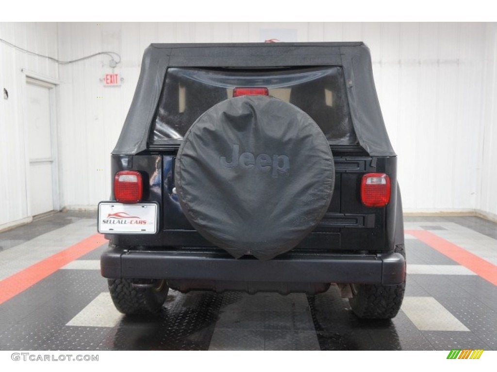 2004 Wrangler Sport 4x4 - Black / Dark Slate Gray photo #9
