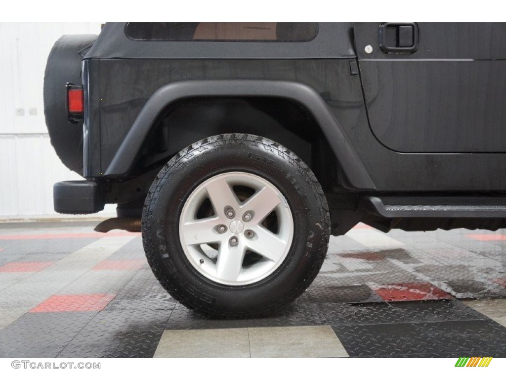 2004 Wrangler Sport 4x4 - Black / Dark Slate Gray photo #38