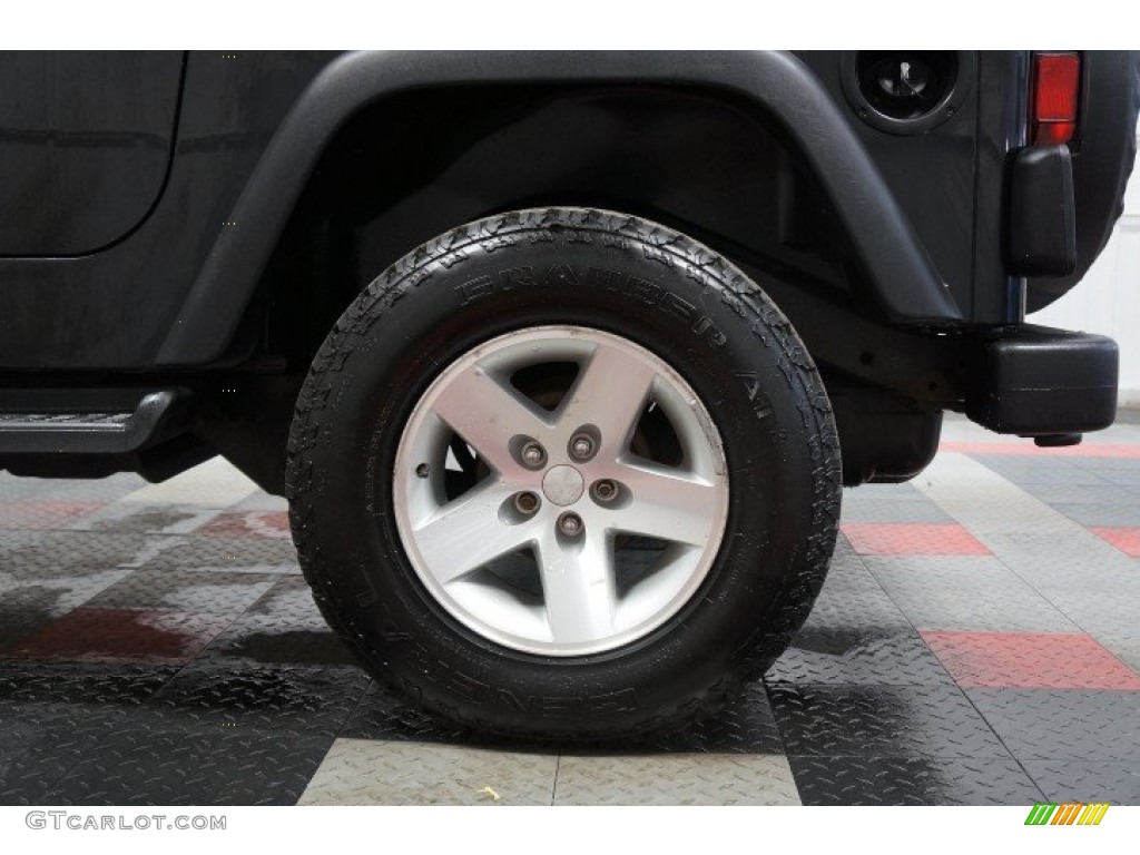 2004 Wrangler Sport 4x4 - Black / Dark Slate Gray photo #45