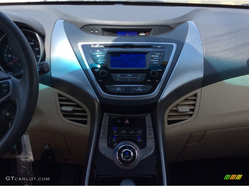 2013 Elantra GLS - Sparkling Ruby / Beige photo #17