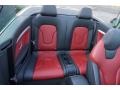 Black/Magma Red Silk Nappa Leather Rear Seat Photo for 2011 Audi S5 #103703522