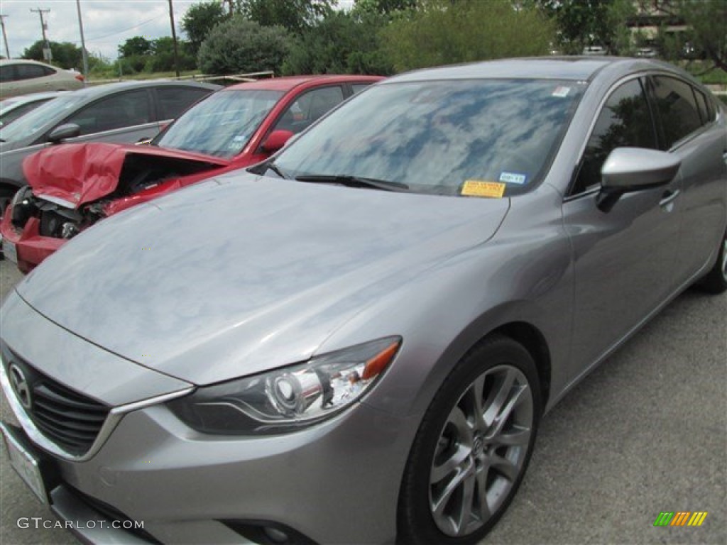 2015 Mazda6 Grand Touring - Liquid Silver Metallic / Black photo #2