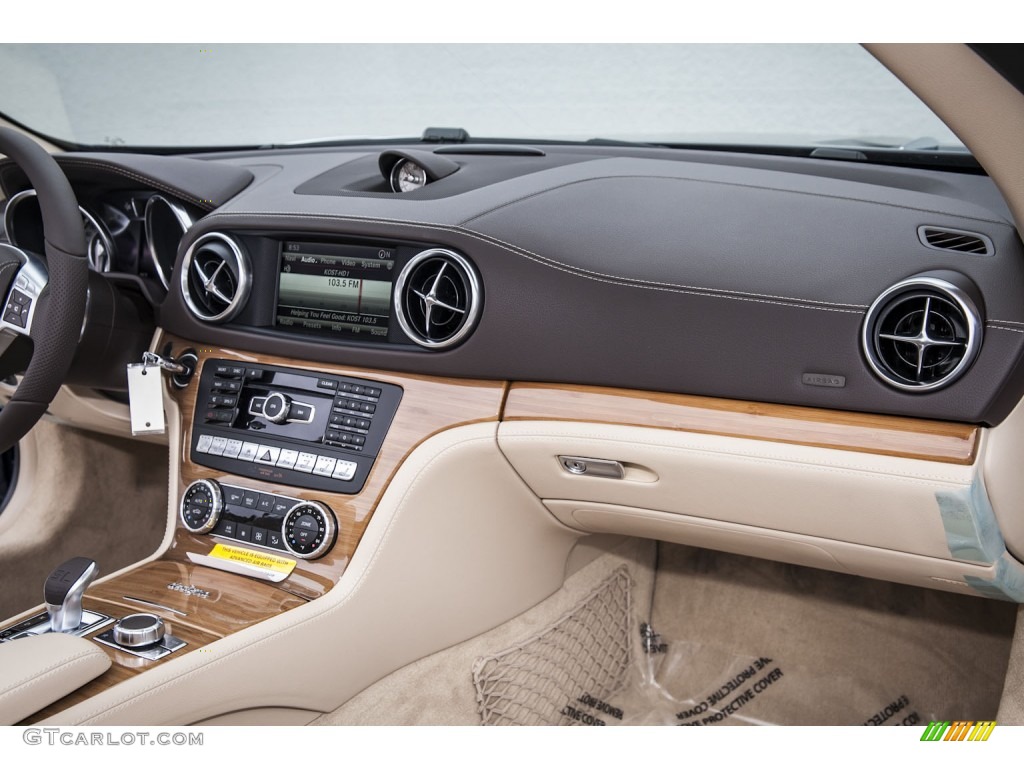 2015 SL 400 Roadster - Lunar Blue Metallic / Ginger Beige/Espresso Brown photo #8