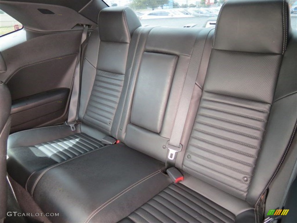 2011 Challenger R/T Classic - Toxic Orange Pearl / Dark Slate Gray photo #14
