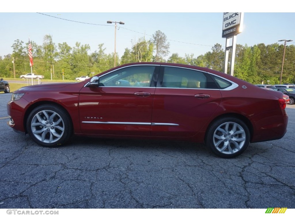2015 Impala LTZ - Red Rock Metallic / Jet Black photo #4