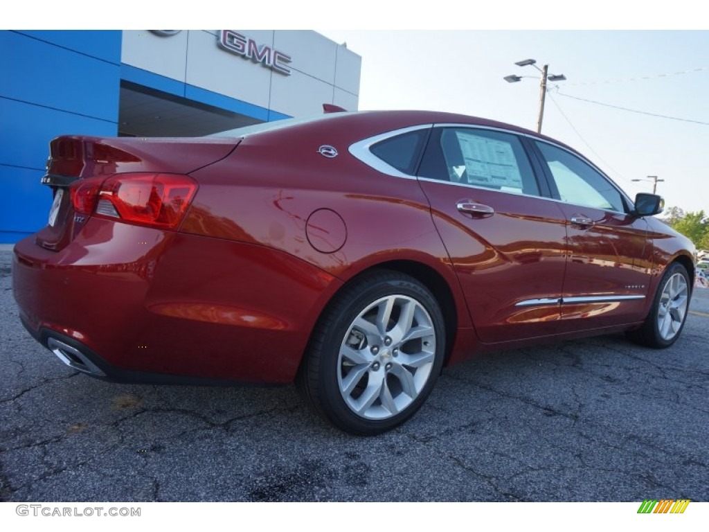 2015 Impala LTZ - Red Rock Metallic / Jet Black photo #7