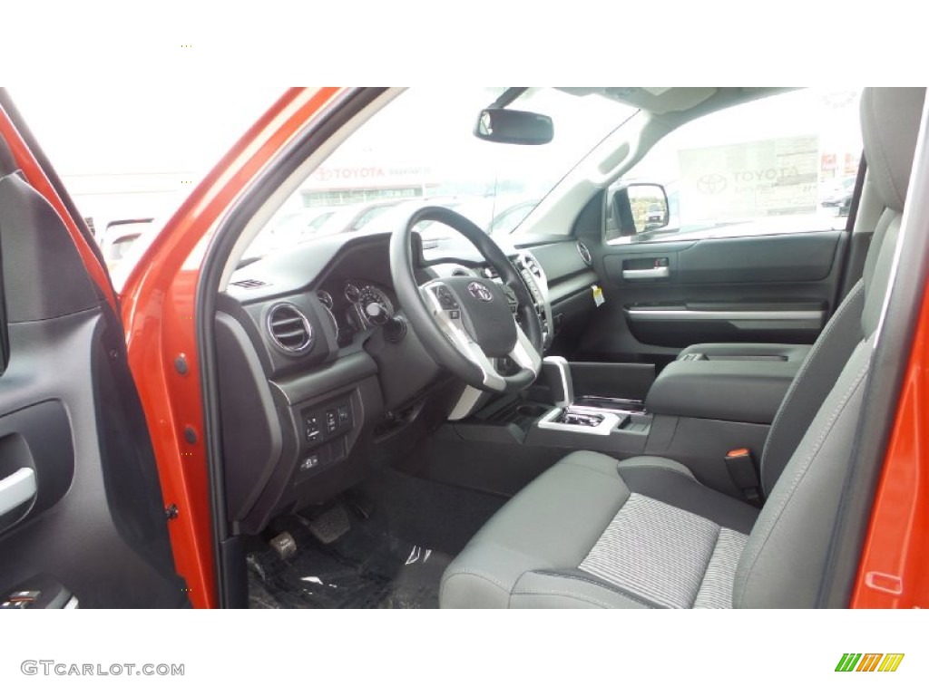 Graphite Interior 2015 Toyota Tundra SR5 Double Cab 4x4 Photo #103711641