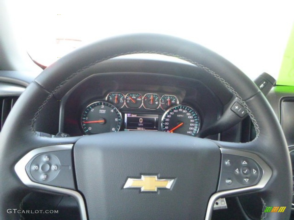 2015 Silverado 1500 LT Crew Cab 4x4 - Silver Ice Metallic / Jet Black photo #17