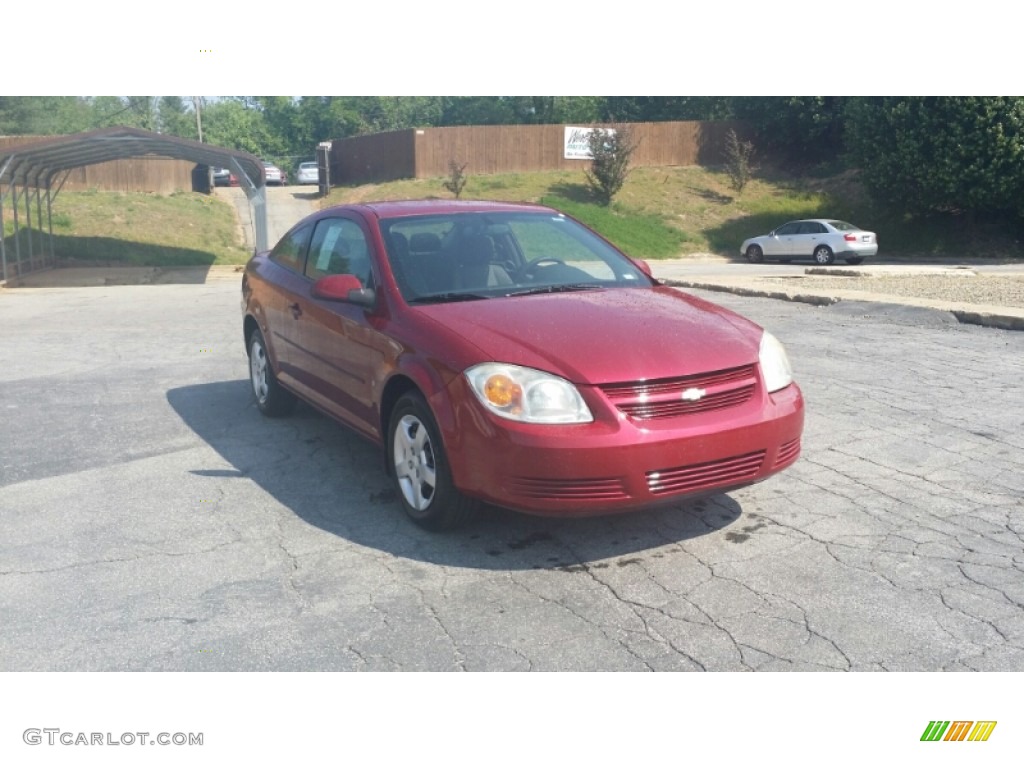 2007 Cobalt LT Coupe - Sport Red Tint Coat / Gray photo #7