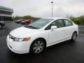Taffeta White 2008 Honda Civic LX Sedan