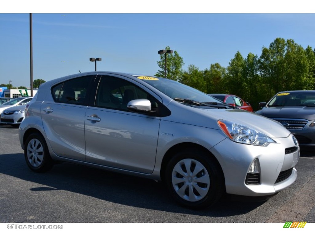 2013 Prius c Hybrid Two - Classic Silver Metallic / Light Blue Gray/Black photo #1