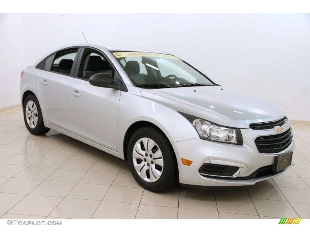 2015 Cruze LS - Silver Ice Metallic / Jet Black/Medium Titanium photo #1