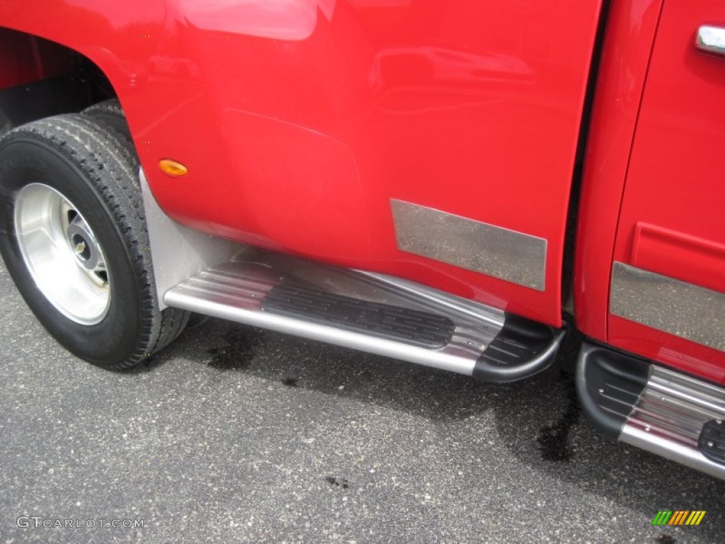 2012 Silverado 3500HD LTZ Crew Cab 4x4 Dually - Victory Red / Dark Cashmere/Light Cashmere photo #10