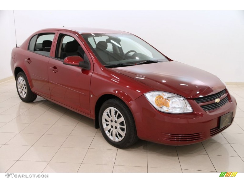 2009 Cobalt LT Sedan - Sport Red / Ebony photo #1