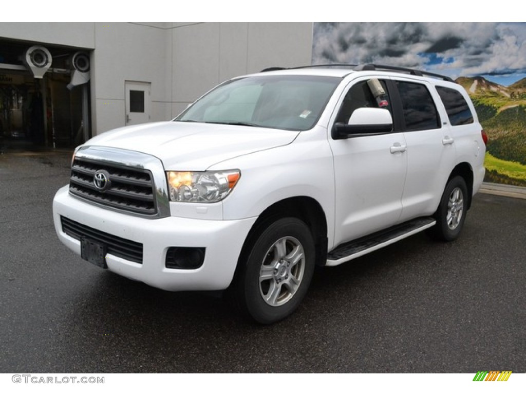 Super White 2008 Toyota Sequoia SR5 4WD Exterior Photo #103721084