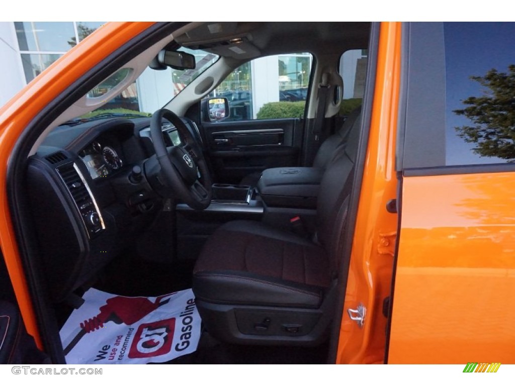 2015 1500 Sport Crew Cab - Ignition Orange / Black photo #7