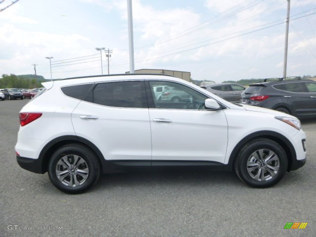 2015 Santa Fe Sport 2.4 AWD - Frost White Pearl / Beige photo #2