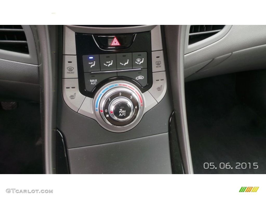 2013 Elantra Coupe GS - Monaco White / Gray photo #13
