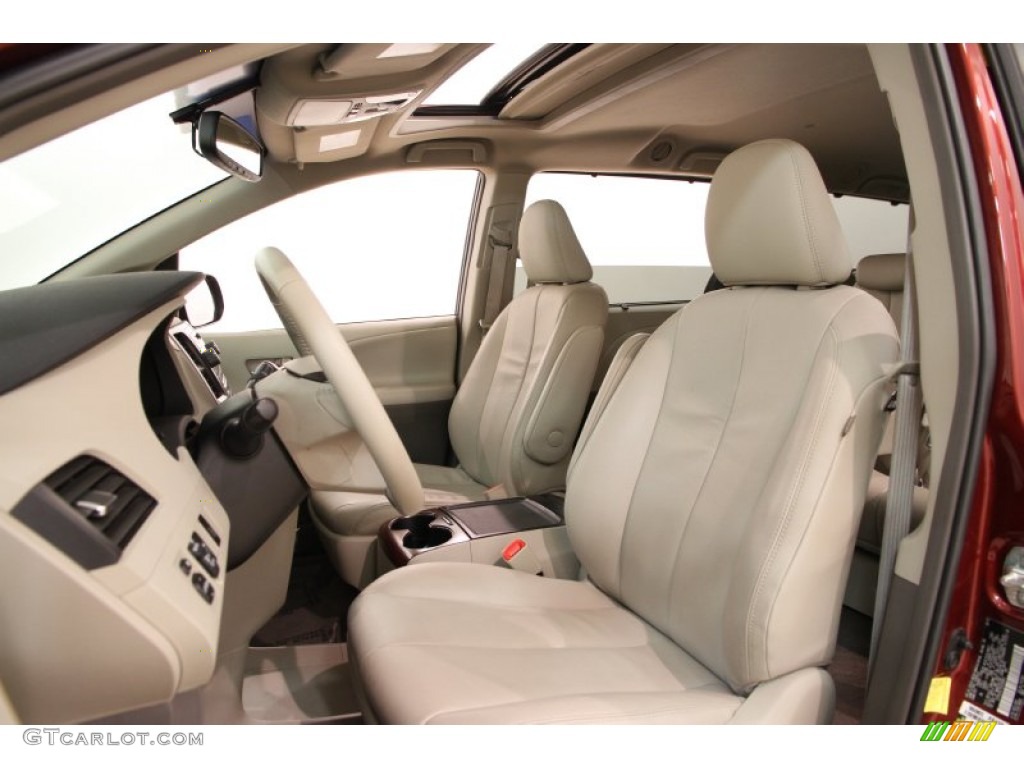 2013 Toyota Sienna XLE Interior Color Photos