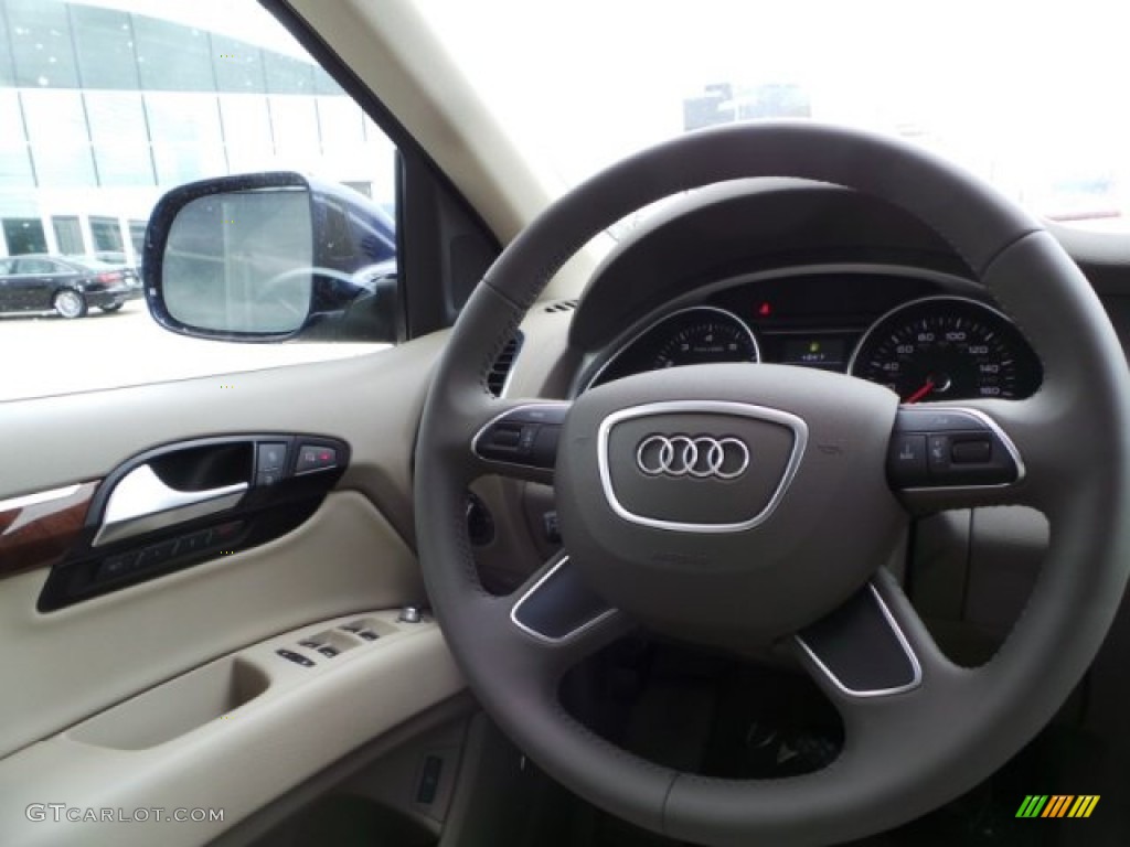 2015 Audi Q7 3.0 Premium Plus quattro Steering Wheel Photos