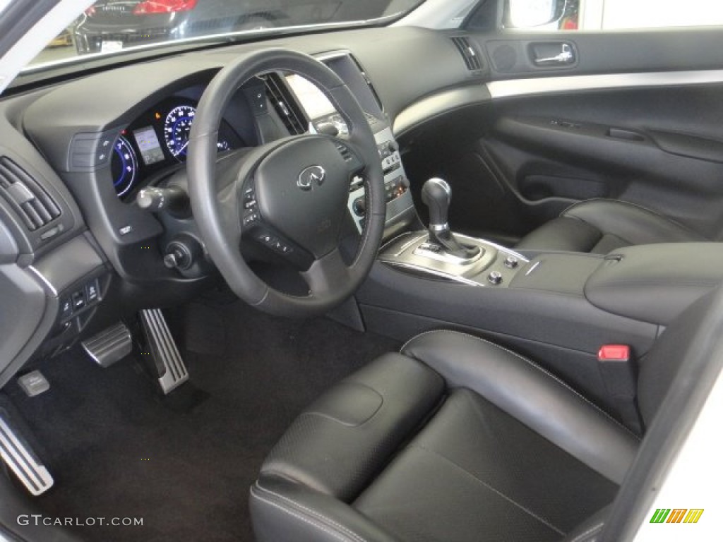 Graphite Interior 2012 Infiniti G 37 S Sport Sedan Photo #103725956