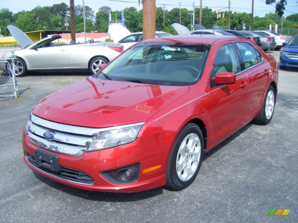 2010 Red Candy Metallic Ford Fusion SE 103716644 Photo 2 GTCarLot