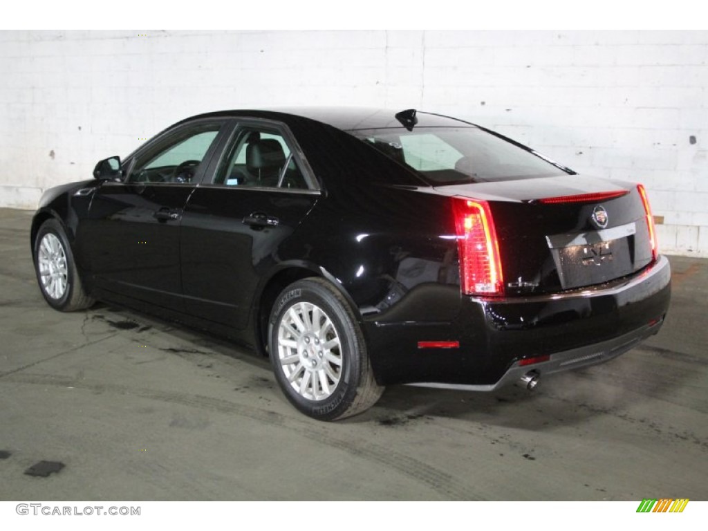 2012 CTS 4 3.0 AWD Sedan - Black Diamond Tricoat / Ebony/Ebony photo #4