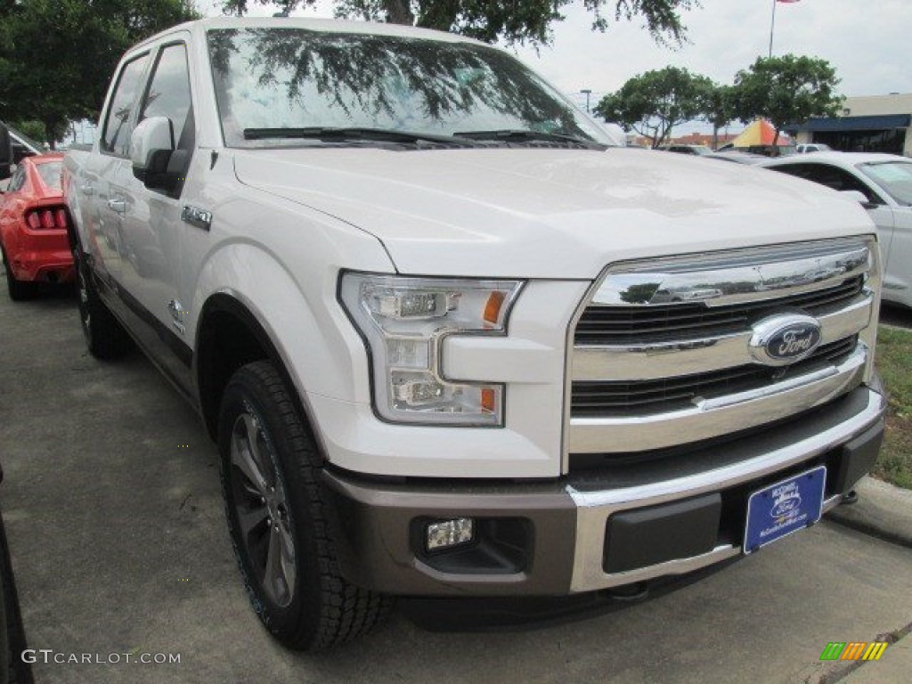 2015 F150 King Ranch SuperCrew 4x4 - White Platinum Tricoat / King Ranch Java/Mesa photo #1