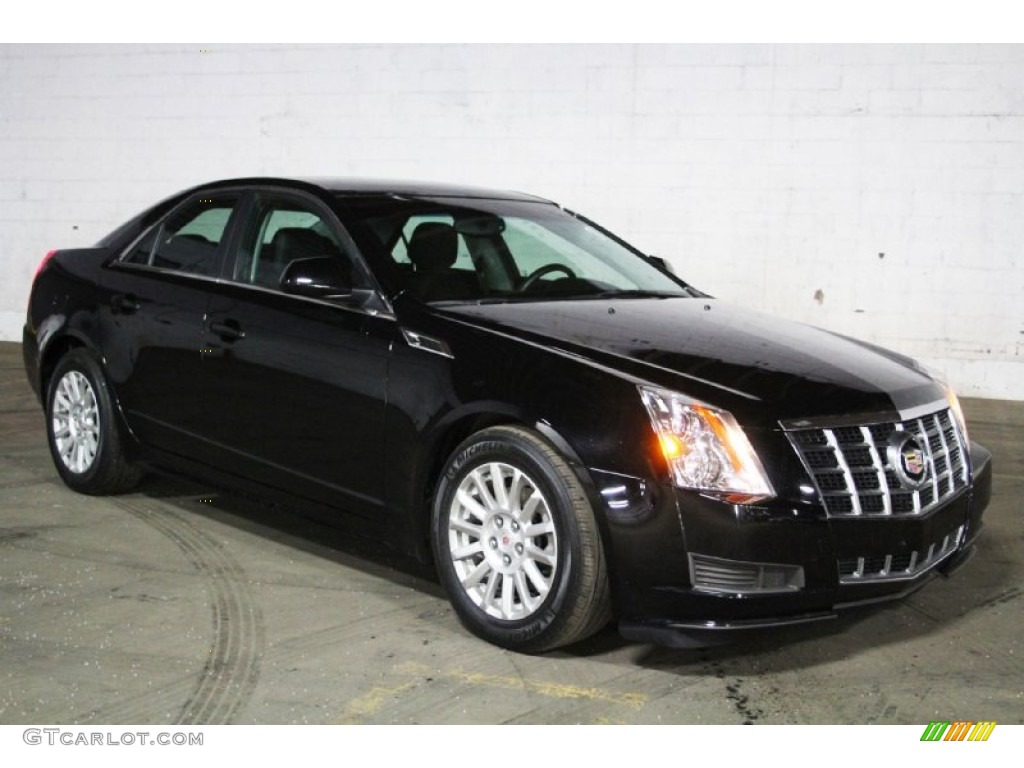 2012 CTS 4 3.0 AWD Sedan - Black Diamond Tricoat / Ebony/Ebony photo #6