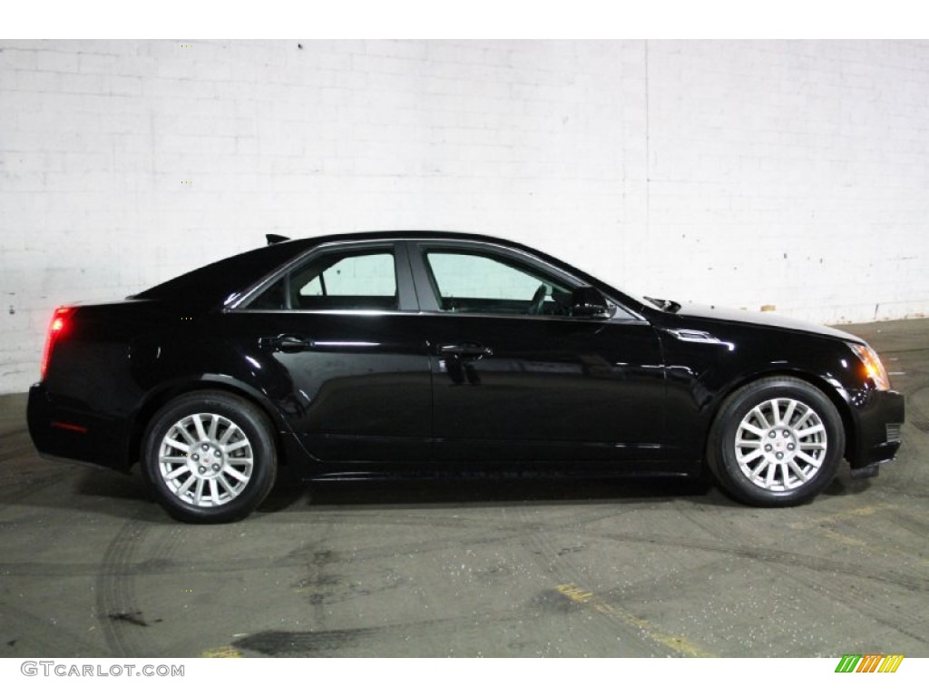 2012 CTS 4 3.0 AWD Sedan - Black Diamond Tricoat / Ebony/Ebony photo #7