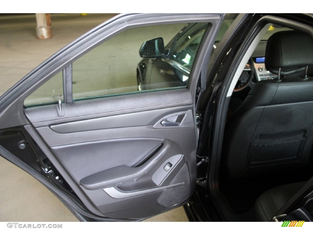 2012 CTS 4 3.0 AWD Sedan - Black Diamond Tricoat / Ebony/Ebony photo #12