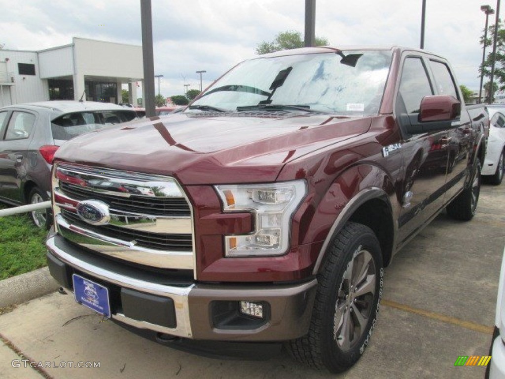 2015 F150 King Ranch SuperCrew 4x4 - Bronze Fire Metallic / King Ranch Java/Mesa photo #4