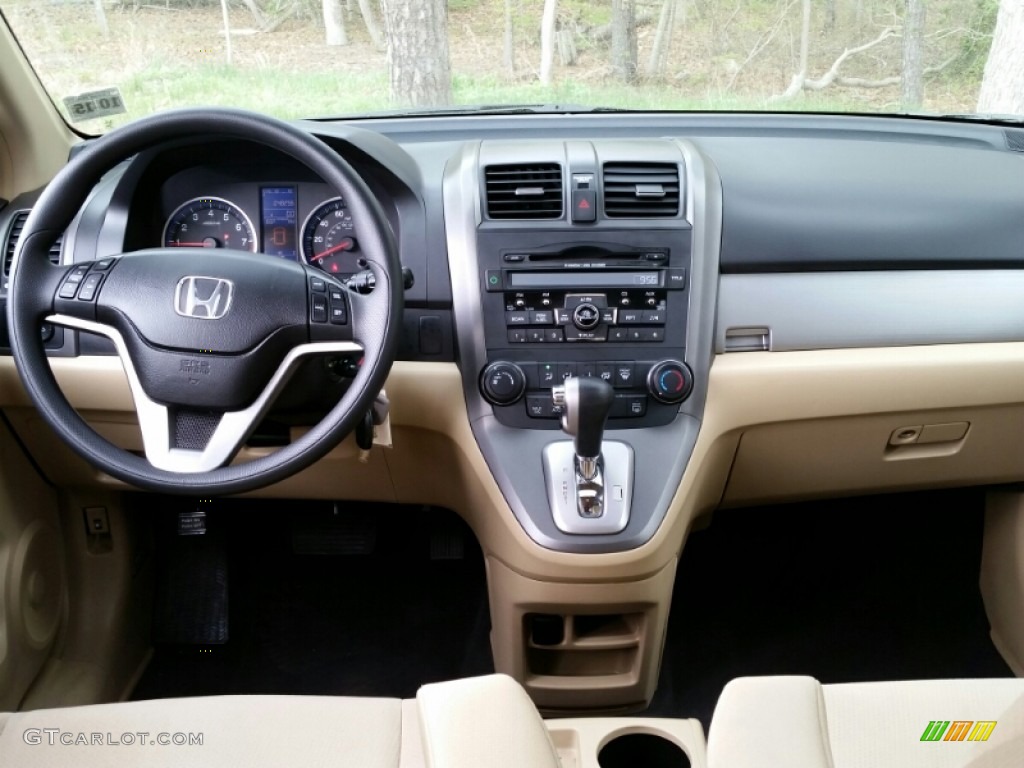 2010 CR-V EX AWD - Crystal Black Pearl / Ivory photo #13