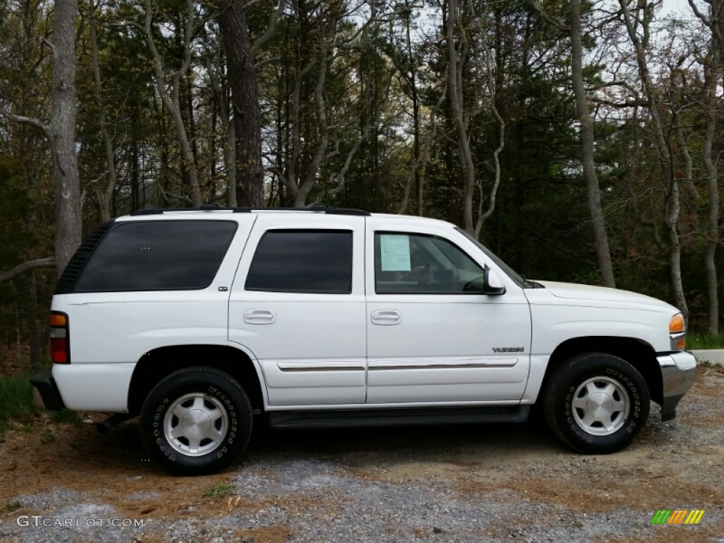 Summit White 2005 GMC Yukon SLT 4x4 Exterior Photo #103733453