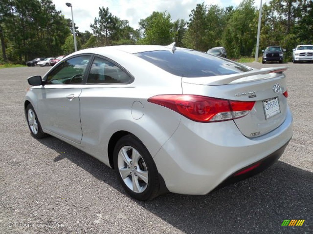 2013 Elantra Coupe GS - Silver / Black photo #3