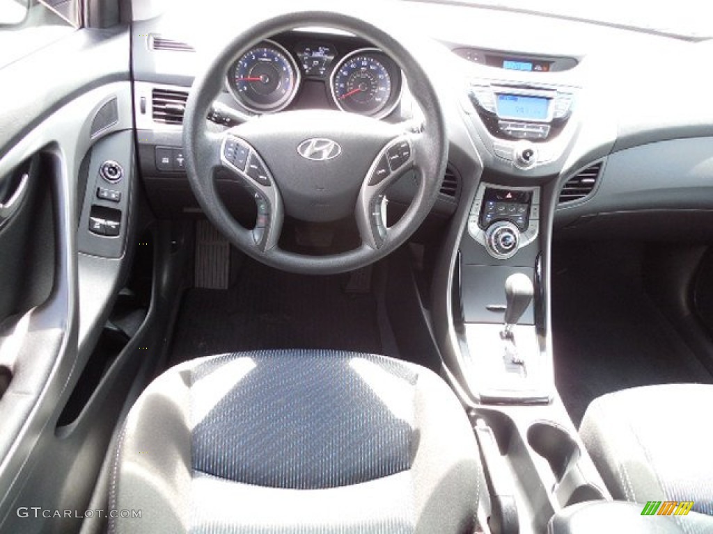 2013 Elantra Coupe GS - Silver / Black photo #6