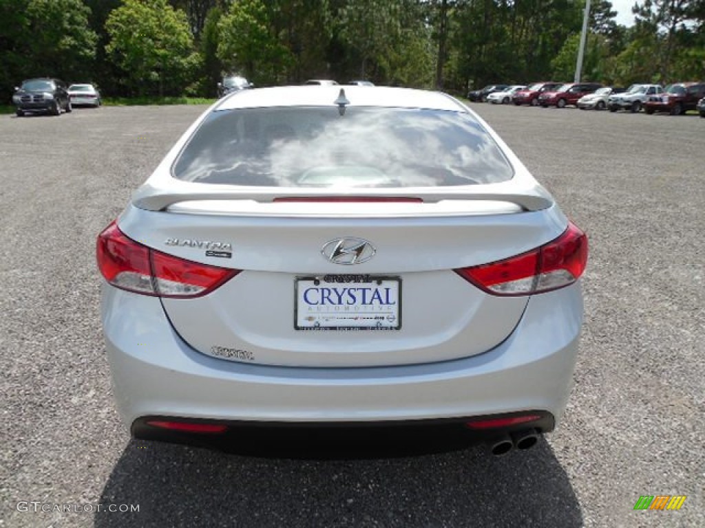 2013 Elantra Coupe GS - Silver / Black photo #7