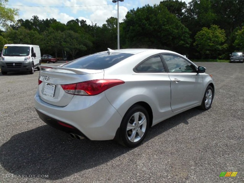 2013 Elantra Coupe GS - Silver / Black photo #8