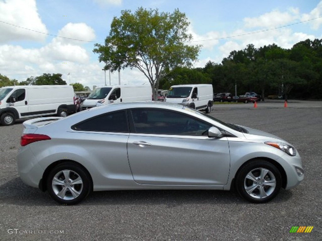 2013 Elantra Coupe GS - Silver / Black photo #9