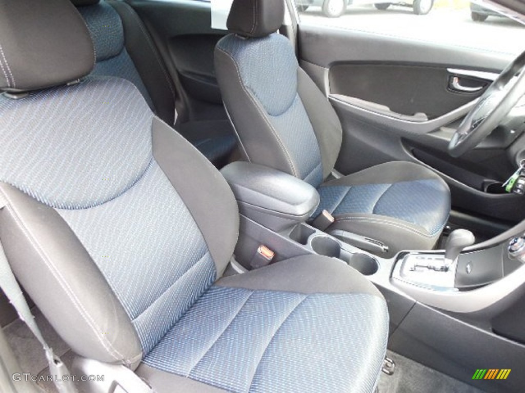 2013 Elantra Coupe GS - Silver / Black photo #12