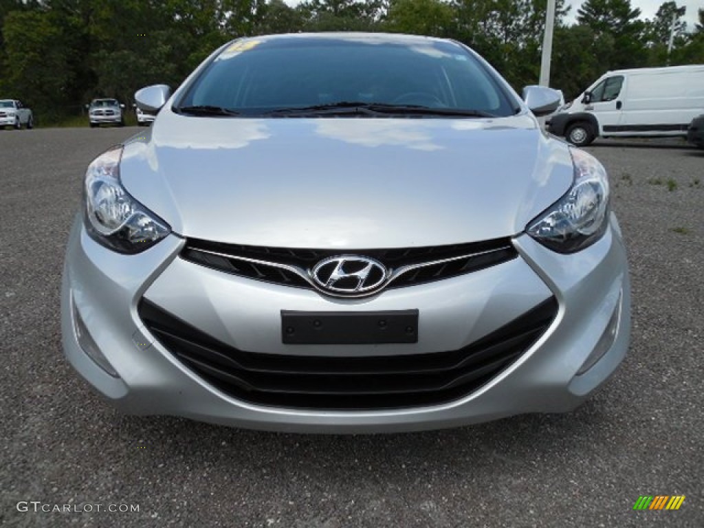 2013 Elantra Coupe GS - Silver / Black photo #13