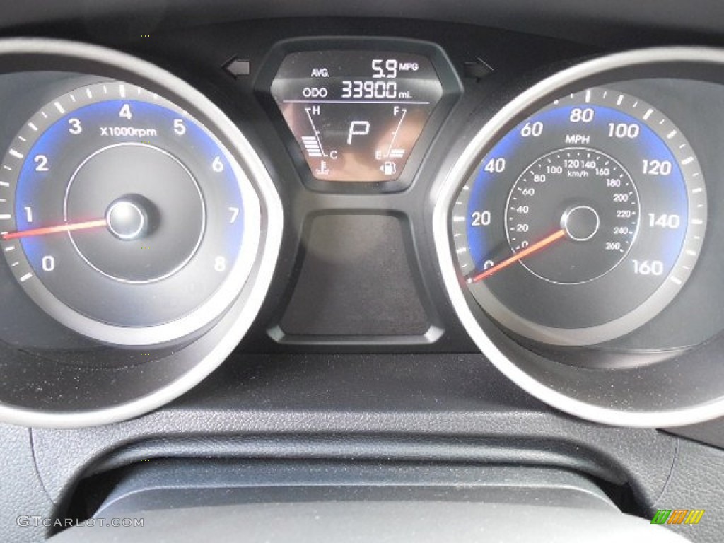 2013 Elantra Coupe GS - Silver / Black photo #18