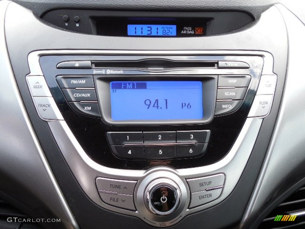 2013 Elantra Coupe GS - Silver / Black photo #19