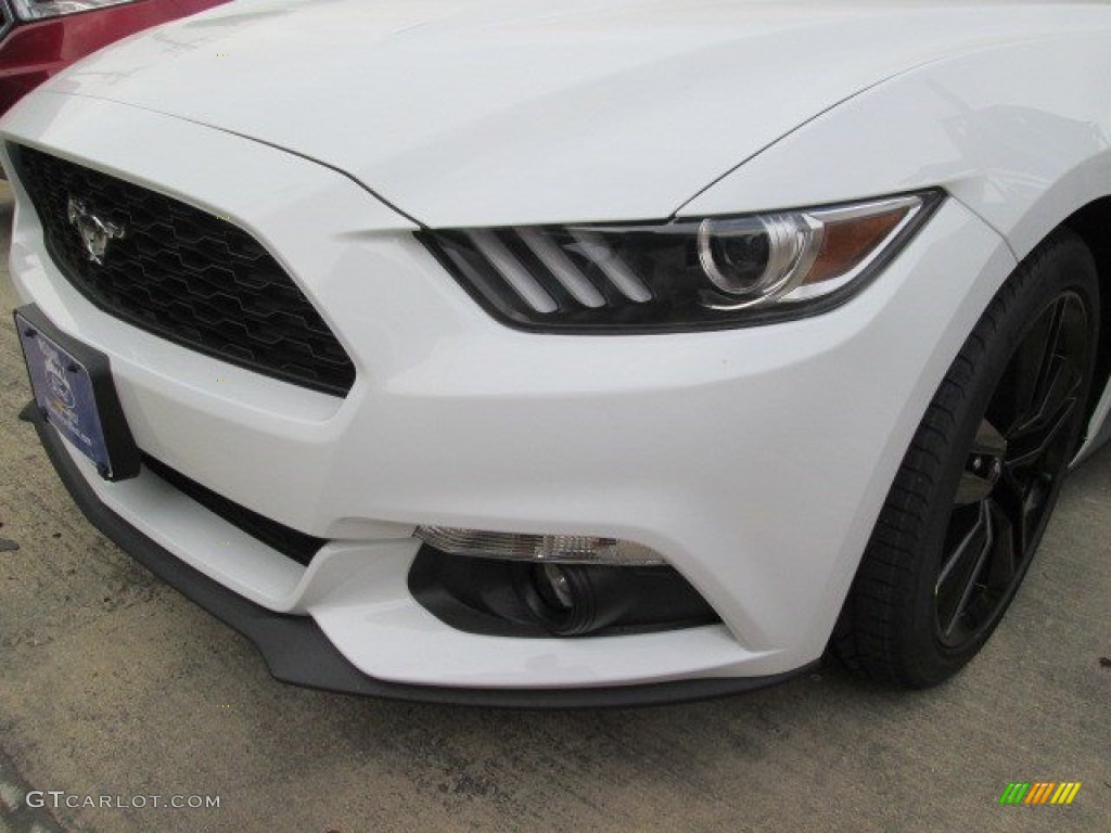 2015 Mustang EcoBoost Premium Coupe - Oxford White / Ebony photo #5