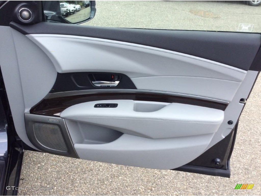2014 Acura RLX Advance Package Graystone Door Panel Photo #103737521