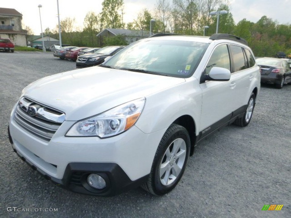 Satin White Pearl 2013 Subaru Outback 2.5i Premium Exterior Photo #103738927
